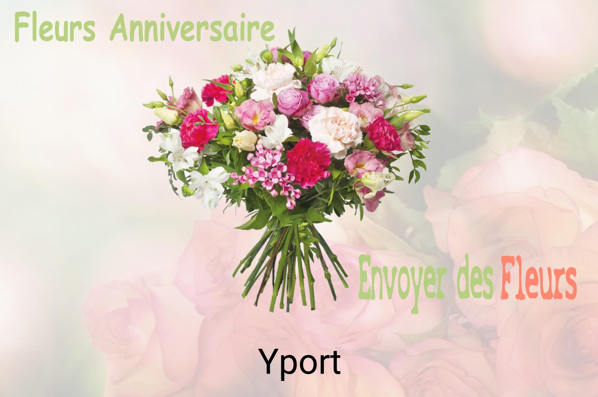 Bouquet de fleurs d’anniversaire livré à Yport